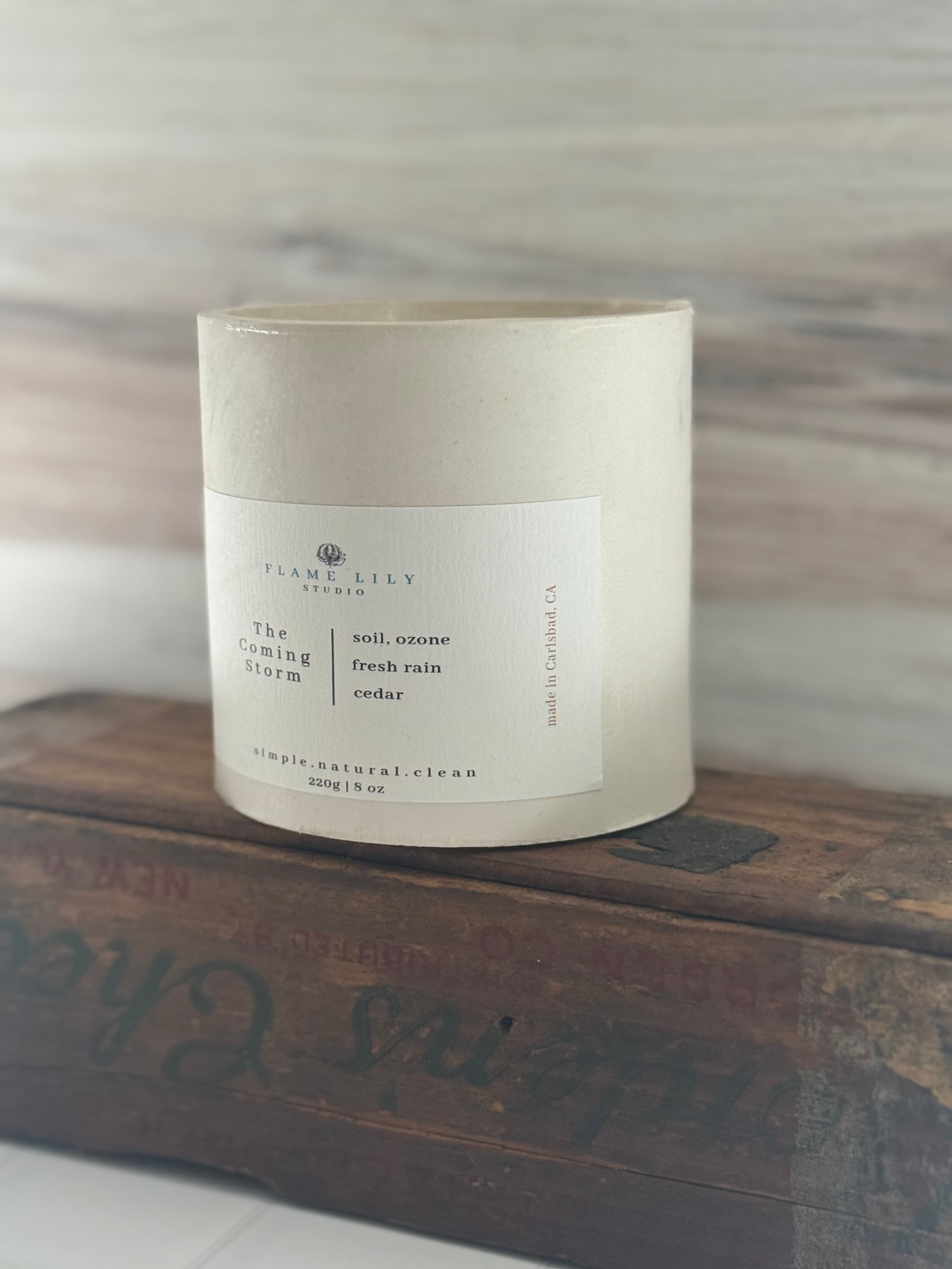 Concrete 8 oz Candle - The Coming Storm