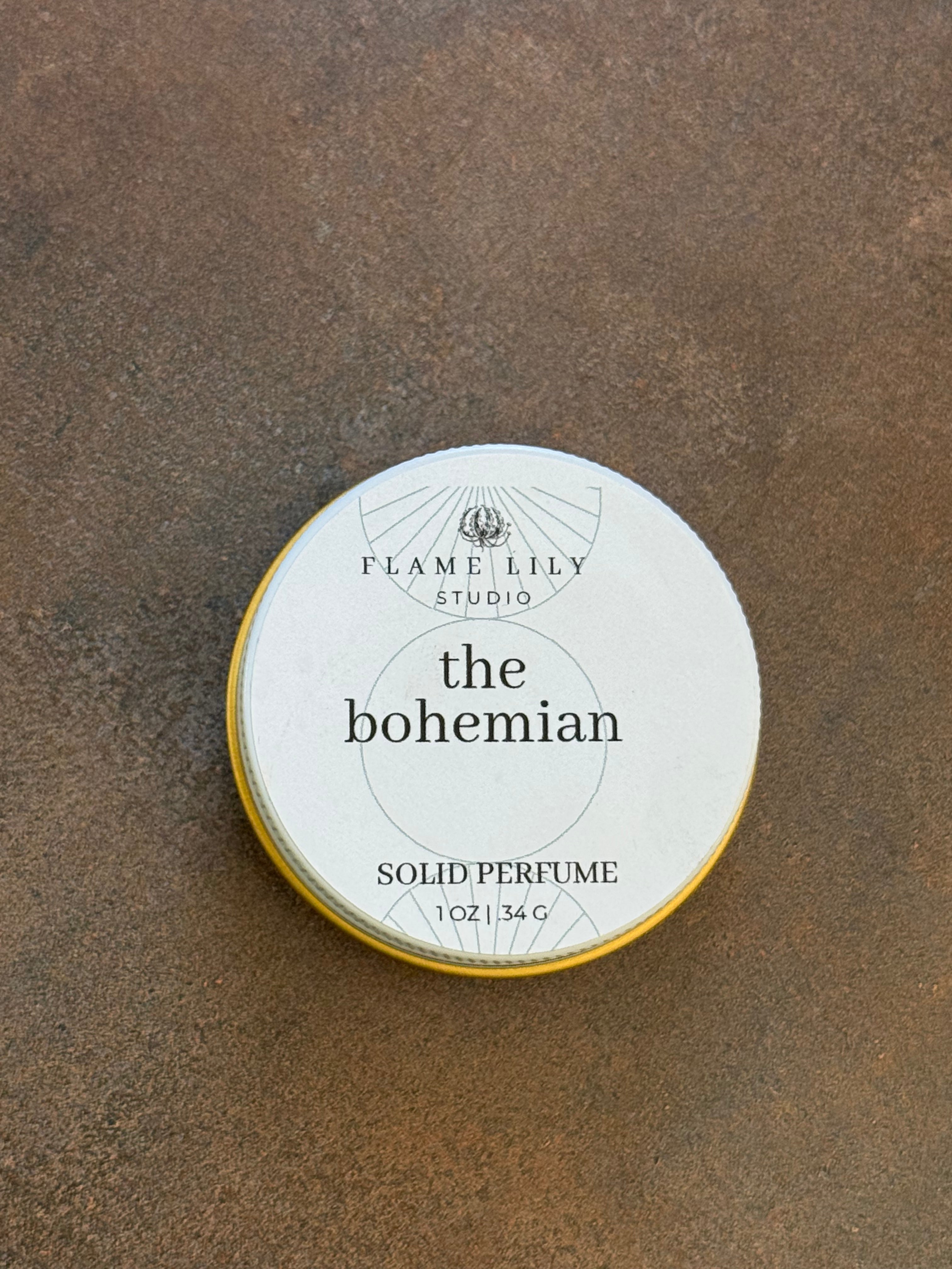 1 oz Solid Perfume - The Bohemian